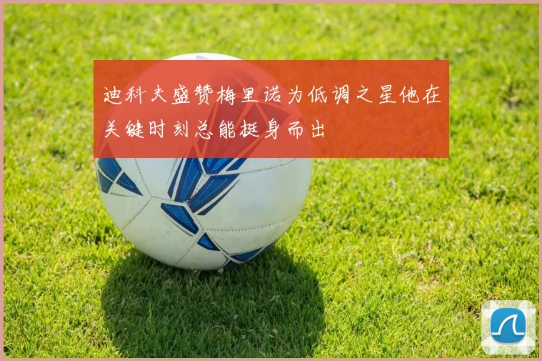 迪科夫盛赞梅里诺为低调之星他在关键时刻总能挺身而出
